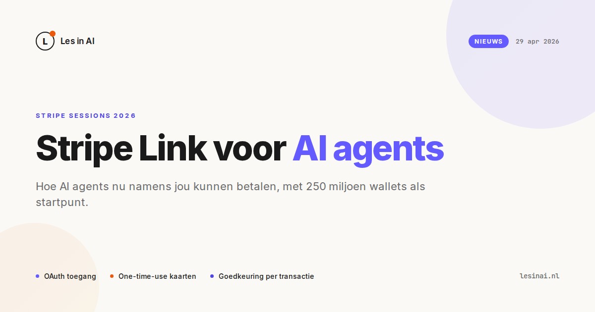 Stripe Link voor AI agents: zo betalen ze straks namens jou